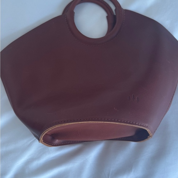 Portland Leather Brown Tote Bag - Picture 5 of 7